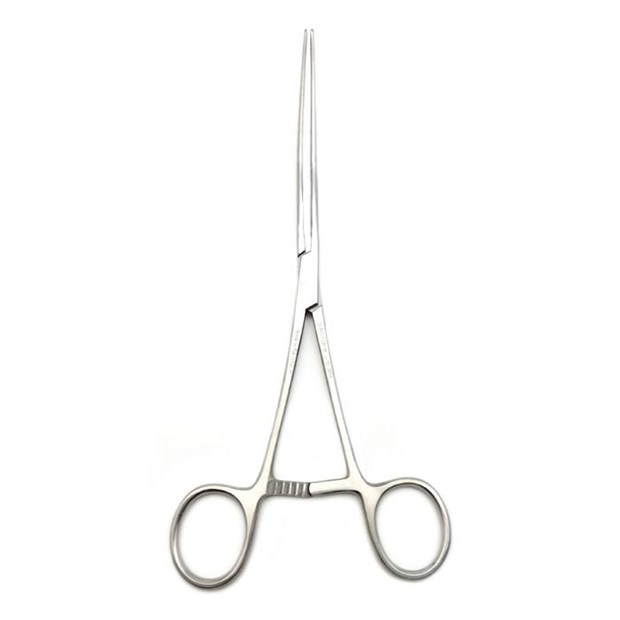 Зажим кишечный,детский, изогнутый, 210мм J-35-365A