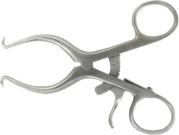 Ретрактор, острый, 90мм, GELPI J-19-306