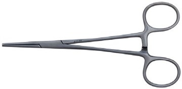 Зажим гемостатический, прямой, 1х2 зуба, 160мм, №2 J-17-118